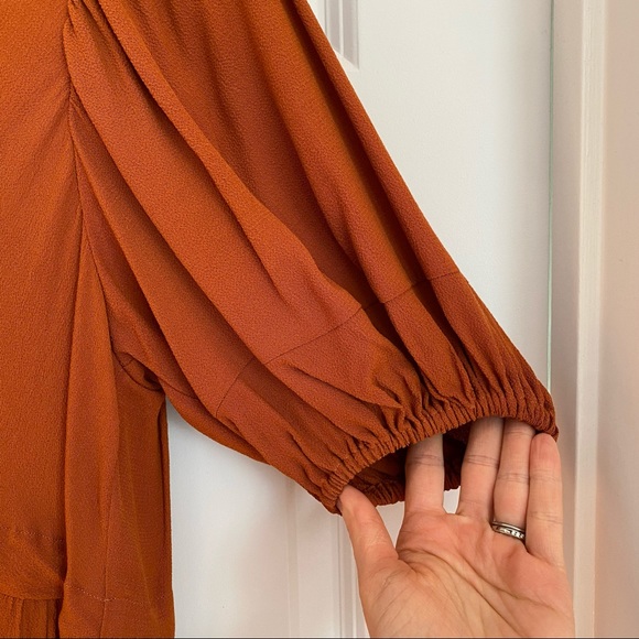 NWT Christy Dawn Dahlia Dress in Rust Size Large - Picture 13 of 16